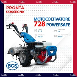 BCS MOTOCOLTIVATORE 728 PowerSafe  FRESA 52 cm. Motore Honda GP160V