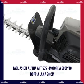 TAGLIASIEPI ALPINA AHT 555 - motore a scoppio - doppia lama 70 cm