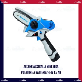Archer Australia mini Sega - Potatore a batteria 14.4v 1.5 Ah