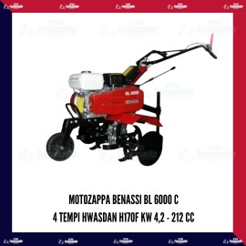 Motozappa benassi BL 6000 C  4 tempi HWASDAN H170F kW 4,2 - 212 cc