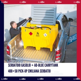 Serbatoio gasolio + AD-BLUE  Carrytank 400+50 Pick-up EMILIANA SERBATOI