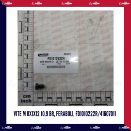 VITE M 8X1X12  10.9 BR, FERABOLI, F01010222R/41607011