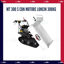 Motocarriola GIEMME MT 300 S con motore LONCIN 300Kg