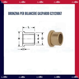 Bronzina per Bilancere Gaspardo G21120067