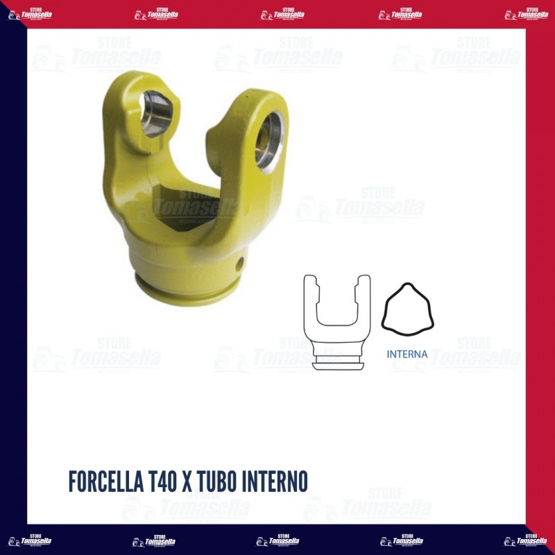 Forcella t40 x tubo interno - SABA