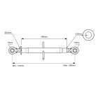 Terzo Punto (Cat.1/1) Snodo e Snodo 1 1/8", Lunghezza Min: 410mm, SPAREX