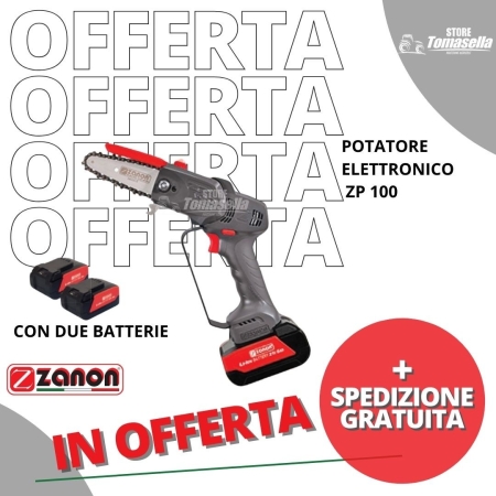 POTATORE ELETTRONICO PROFESSIONALE ZANON ZP 100 CON DUE BATTERIE