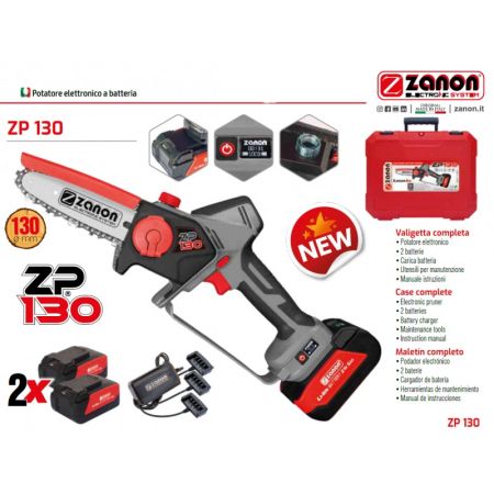 POTATORE ELETTRONICO ZANON ZP 130 + 2 BATTERIE INCLUSE